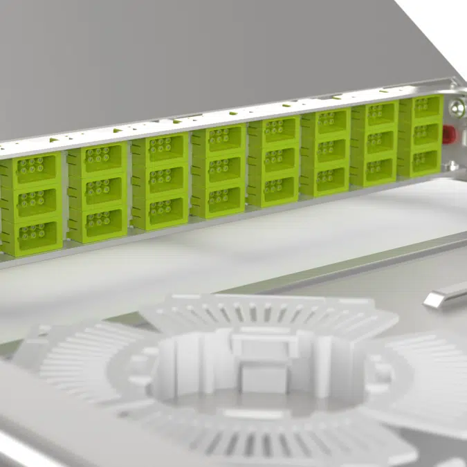 Infinium Access UHD+, 1 RU, OM5, Rack Mount Fiber Enclosure 