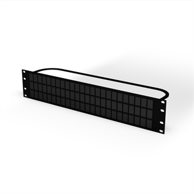 Clarity® Rear-Load Jack Patch Panel Kits, Flat, Category 5e, 6, 6a