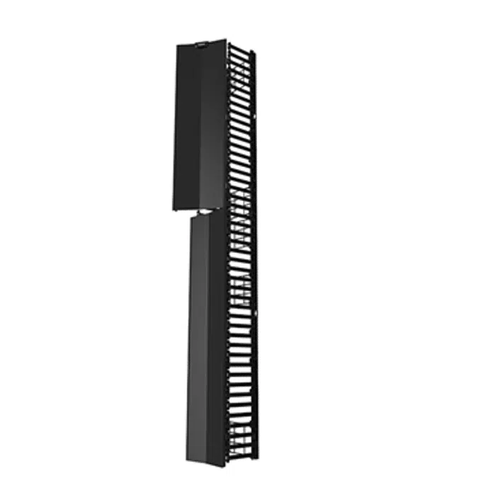 Q-Series Vertical Manager, 6' H X 6" Wide, Double Sided