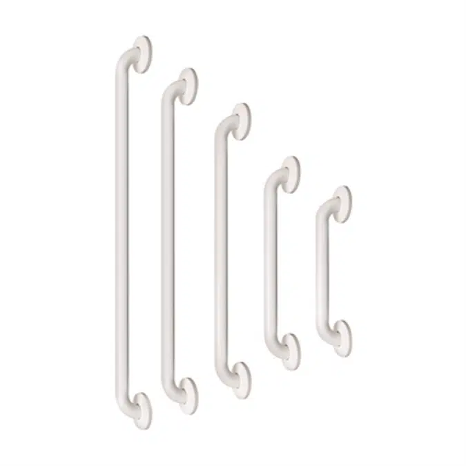 Steel straight grab bar