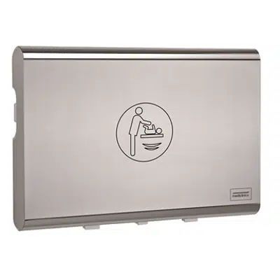 Image for Horizontal baby changing station BabyMedi stainless steel