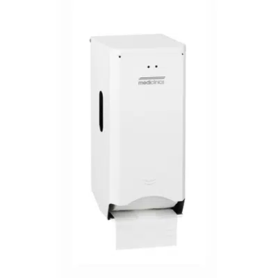 画像 Standard steel toilet 2 rolls paper dispenser 