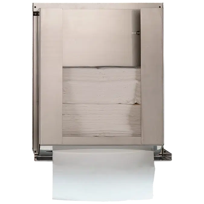 DT024BTM - PAPER TOWEL DISPENSER WITH BRACKET TO INSTALL BEHIND THE MIRROR