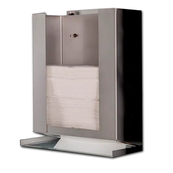 DT024BTM - PAPER TOWEL DISPENSER WITH BRACKET TO INSTALL BEHIND THE MIRROR