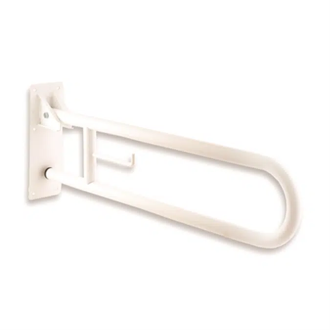 Vertical steel swing grab bar