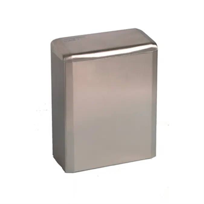 Stainless steel wall mounted sanitary napkin container with lid 