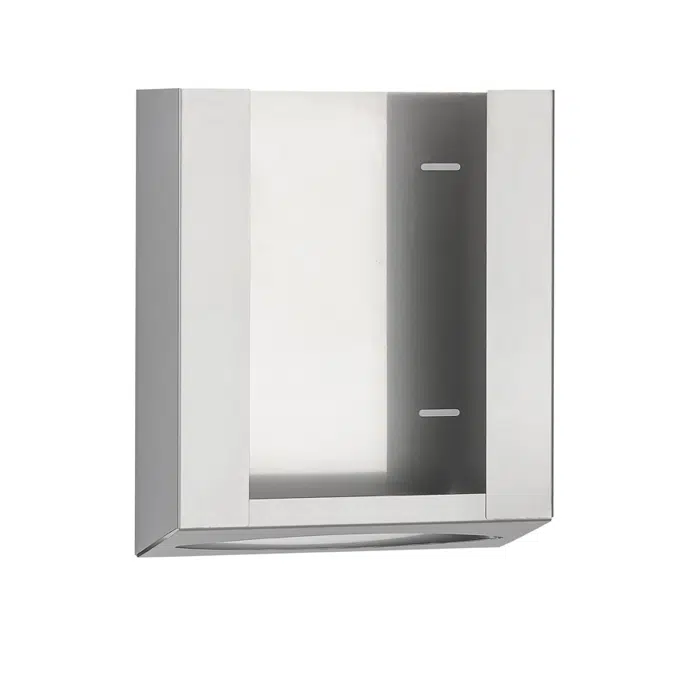 Behind the mirror stainless steel towel paper dispenser