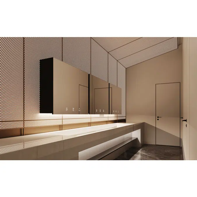 GA024BTM - AUTOMATIC WATER FAUCET WITH BRACKET INCLUDED TO INSTALL BEHIND THE MIRROR