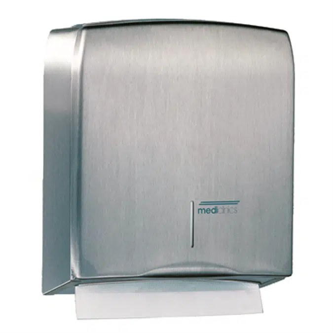 Stainless steel paper towel C/Z folds dispenser