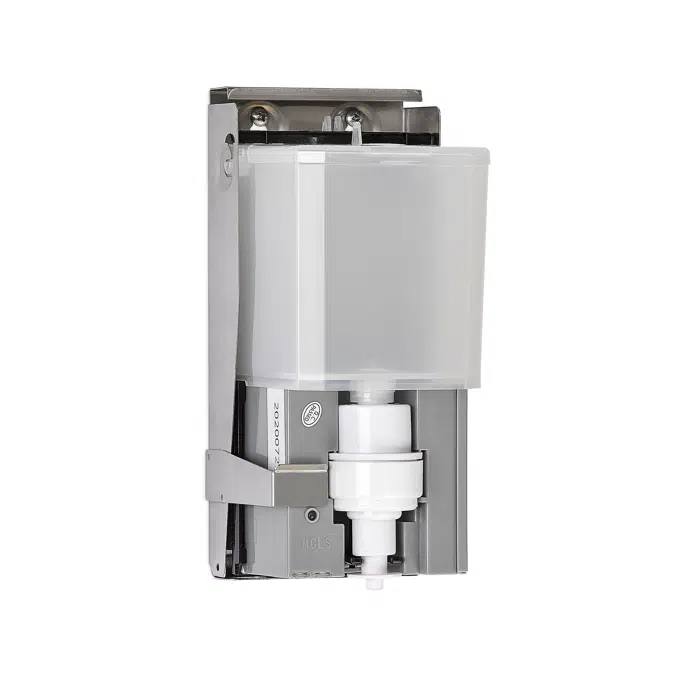 Behind the mirror automatic liquid soap/hand sanitiser dispenser