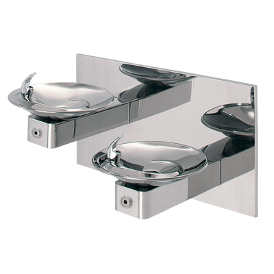 Image for Model 1011HPSHO2 – Wall Mount ADA Touchless High Polished Dual Fountain