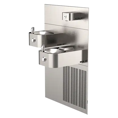 billede til Model H1119.8-1920HO, ADA Vandal-Resistant Chilled Dual Wall-Mount Fountain