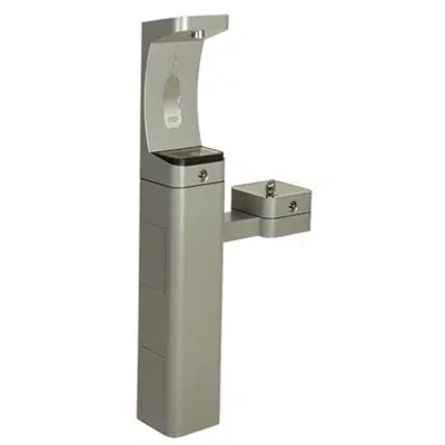 Model 3611FR, Modular Outdoor Freeze Resistant Bottle Filler and Drinking Fountain图像