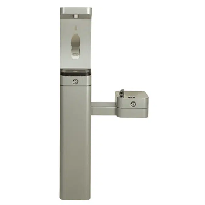 Model 3611FR, Modular Outdoor Freeze Resistant Bottle Filler and Drinking Fountain