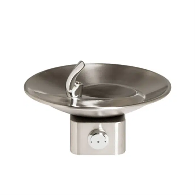 Model 1001, Stainless Steel Drinking Fountain with a Sculpted Bowl