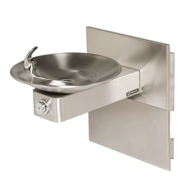 Model 1001MS, Stainless Steel Drinking Fountain with Mounting System