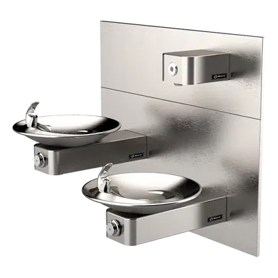 Image pour Model 1011-1920HO, ADA Dual Vandal-resistant Fountain and Motion-Activated Bottle Filler