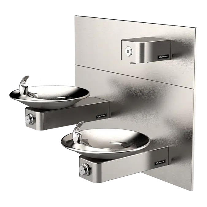 Model 1011-1920HO, ADA Dual Vandal-resistant Fountain and Motion-Activated Bottle Filler