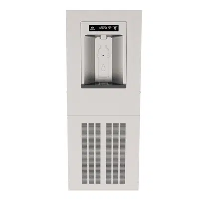 Image for Haws 2000HSA.8 RIVIVE Hydration Station Chilled Recessed Bottle Filler with Mounting Frame, Refrigerated