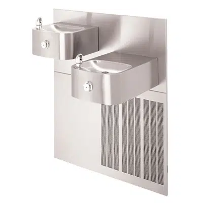 画像 Model H1119.8, "Hi-Lo" Wall Mounted Stainless Steel Electric Water Coolers