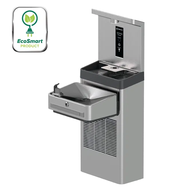 Model 1211SFH, Wall Mount ADA Filtered Touchless Water Cooler and Bottle Filler