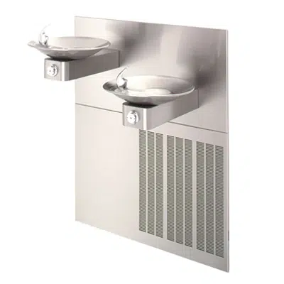 Image for Model H1011.8, "Hi-Lo" Stainless Steel Electric Water Coolers with Round Sculpted Bowls