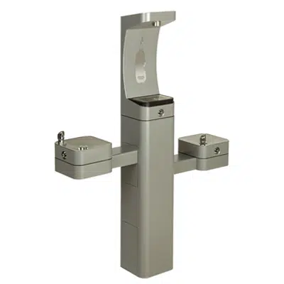 afbeelding voor Model 3612FR, Modular Outdoor Freeze Resistant Bottle Filler and Double Drinking Fountains