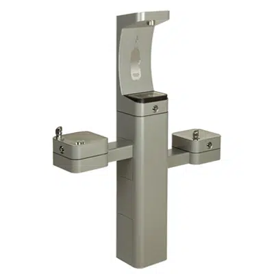 Image for Model 3612FR, Modular Outdoor Freeze Resistant Bottle Filler and Double Drinking Fountains