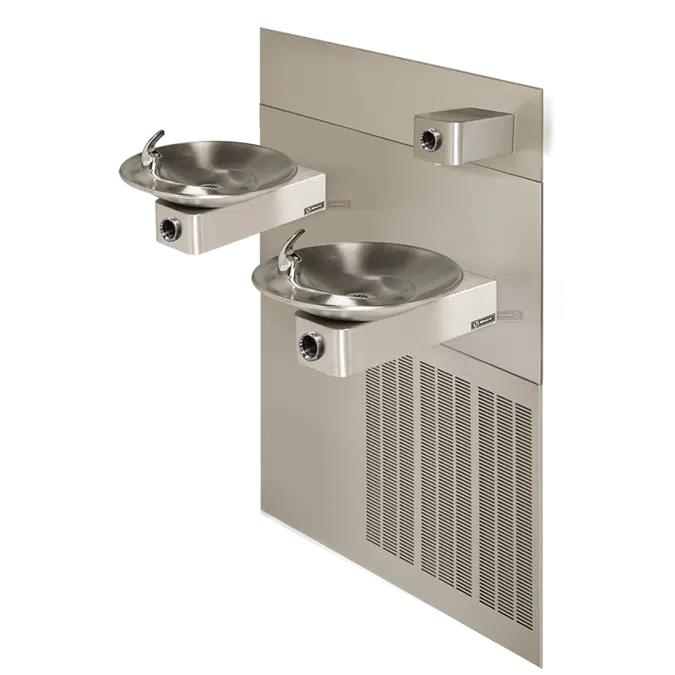 Model H1011.8HO2-1920HO, ADA Vandal-Resistant Chilled Motion-Activated Dual Fountain and Bottle Filler