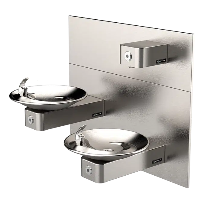 Model 1011HO2-1920HO, ADA Vandal-Resistant Motion-Activated Dual Fountain and Bottle Filler