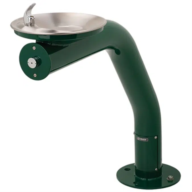 Model 3380, Pedestal Drinking Fountain with Satin Finish Stainless Steel Bowl