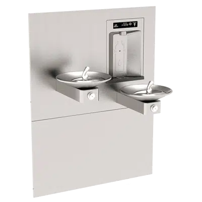 画像 Haws 1011HSA RIVIVE™ Hydration Station™ Recessed Bottle Filler with HI-LO Fountains