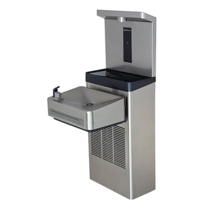 Model 1211SF, Wall Mount ADA Filtered Water Cooler with Bottle Filler