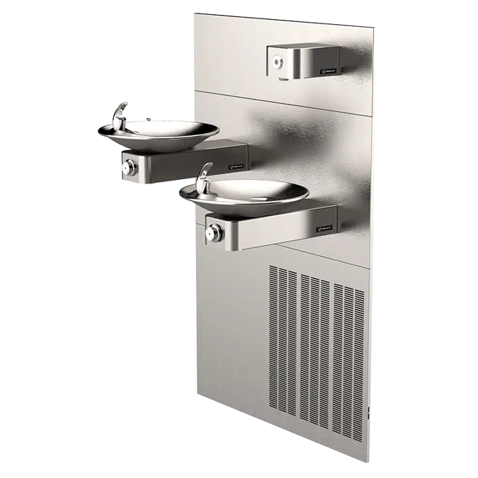 Model H1011.8-1920HO ADA Vandal-Resistant Chilled Dual Fountain and Motion-Activated Bottle Filler