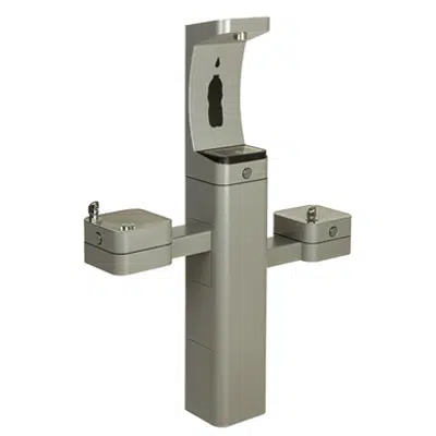 Image for Model 3612, Modular Outdoor Bottle Filler and Double Drinking Fountains