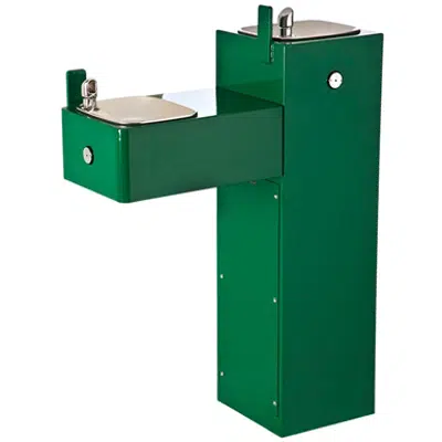 Image for Model 3300, "Hi-Lo" Two Bubbler Pedestal Drinking Fountain