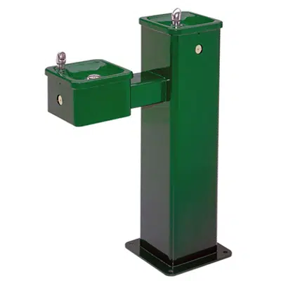 kuva kohteelle Model 3500, "Hi-Lo" Stainless Steel Pedestal Drinking Fountain