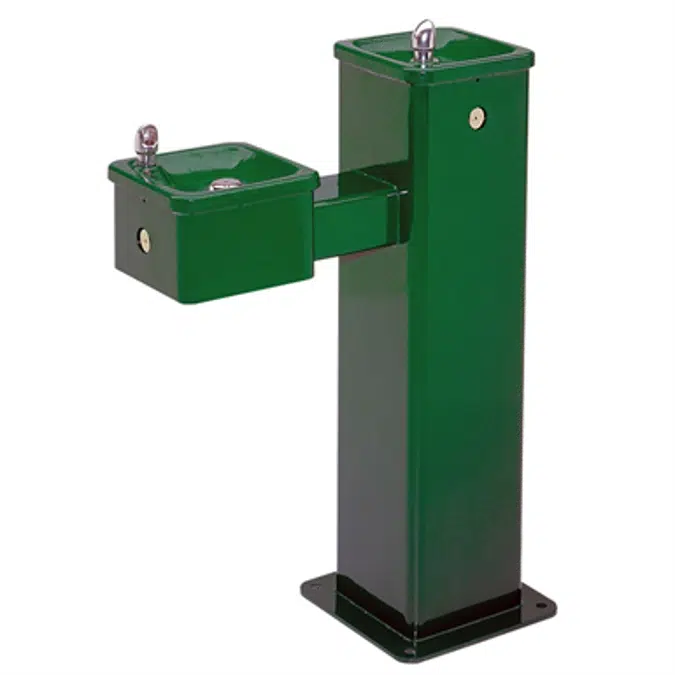 Model 3500, "Hi-Lo" Stainless Steel Pedestal Drinking Fountain