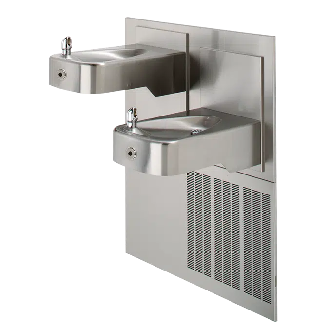 Model H1117.8HO2, Chilled Wall Mount ADA Touchless Dual Adjustable Fountain