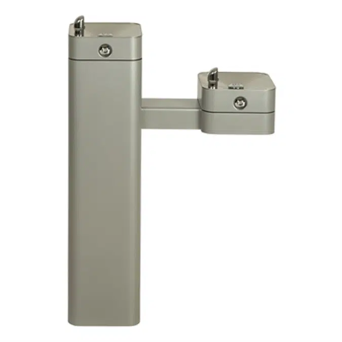 Model 3602FR, Modular Outdoor Freeze Resistant Double Drinking Fountain