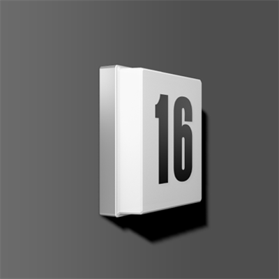 Image for The super flat house number light