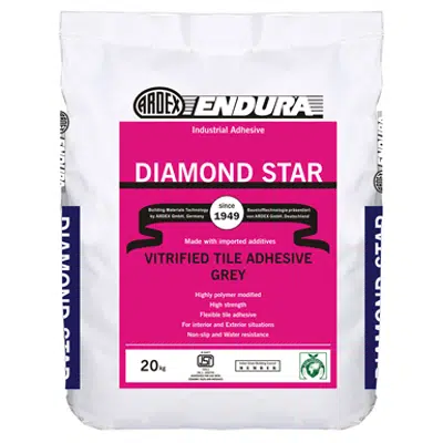 DIAMOND STAR - High performance, polymer modified, non-slip adhesive için görüntü