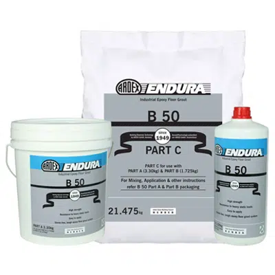 B 50 - Industrial, high strength, free flowing epoxy grout için görüntü