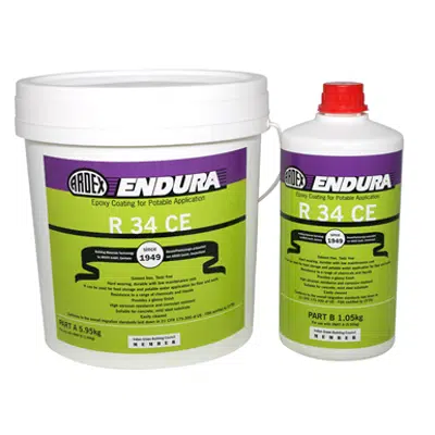 imagem para R 34 CE - Non-toxic epoxy coating for floors & walls