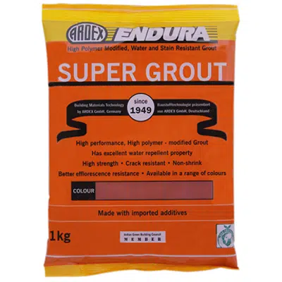 SUPER GROUT - High polymer modified, water and stain resistant grout için görüntü