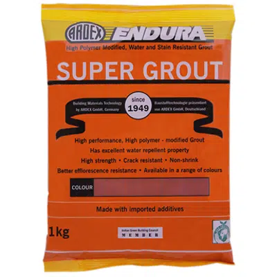 Image for SUPER GROUT - High polymer modified, water and stain resistant grout