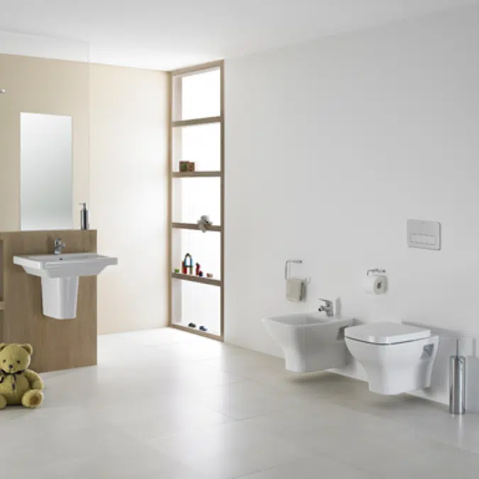 Street Square Wall hung WC pan 530x350 mm.