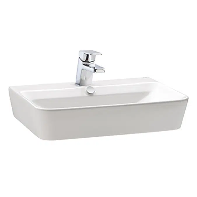 Emma Square Washbasin 600x450 mm.