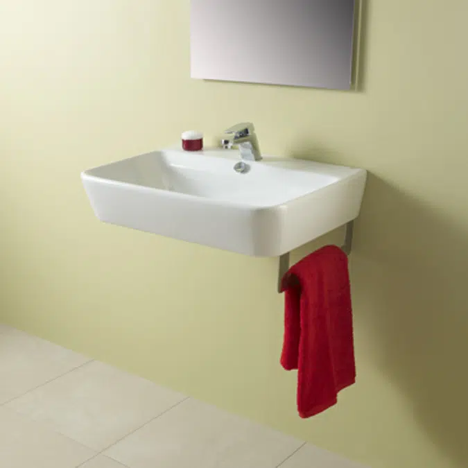 Emma Square Washbasin 600x450 mm.