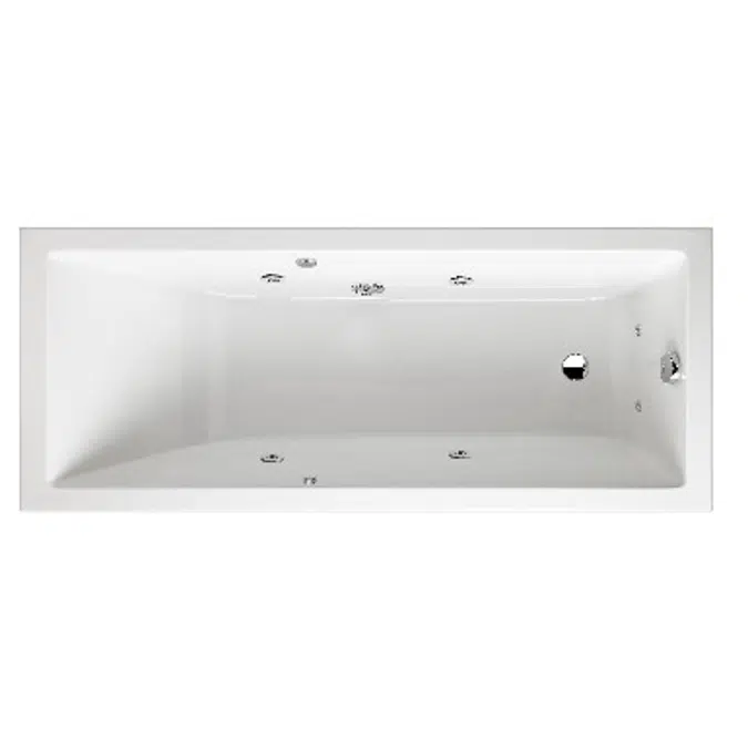 Mitta Hydromassage bath water. 1400x700 mm.